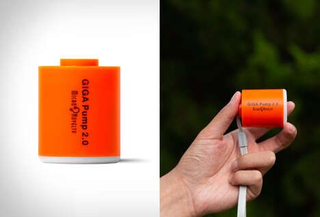 Palm-Sized Powered Air Pumps