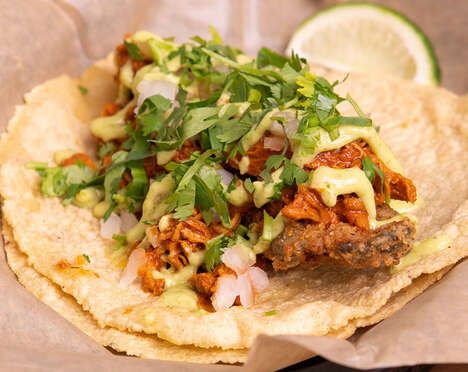Chile-Stewed Chicken Tacos