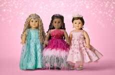 Crystal-Adorned Collectible Dolls