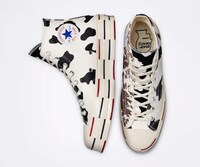 Elevated Cow Print Sneakers Image 4