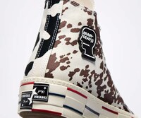 Elevated Cow Print Sneakers Image 5
