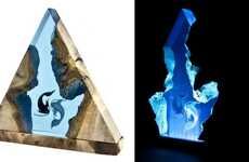 Aquatic Artwork Lamps