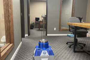 Cost-Effective Disinfecting Robots