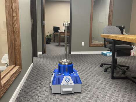 Cost-Effective Disinfecting Robots