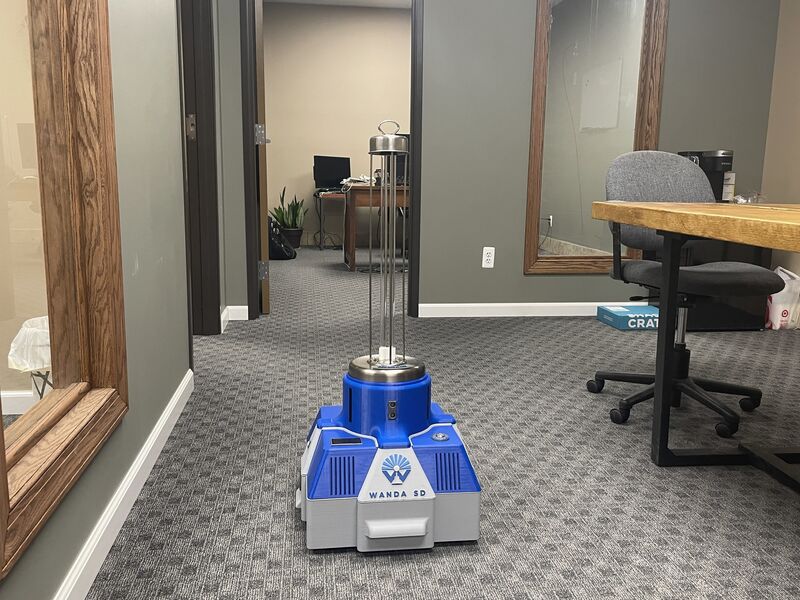 Cost-Effective Disinfecting Robots