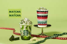 Festive Matcha Beverages