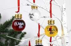 Booze-Filled Christmas Ornaments