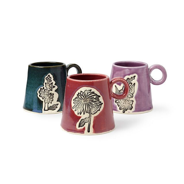 Birth Month Flower Mugs