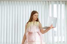Duvet-Inspired Dresses
