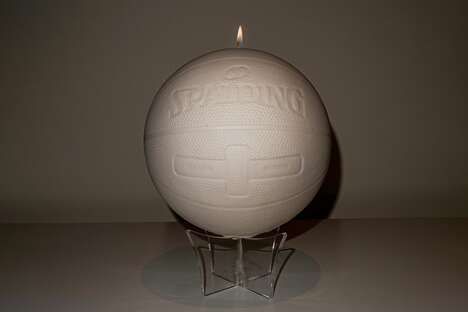 Hand-Poured Basketball Candles