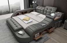 Tech-Enriched Living Room Beds