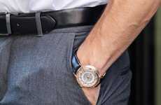 Skeletal Sapphire Crystal Timepieces