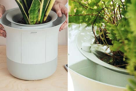 App-Connected Planter Pots