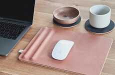 Lux Leather-Made Desktop Accessories