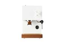 Wood-Accented Espresso Makers