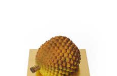 Durian-Flavored Spikey Cakes