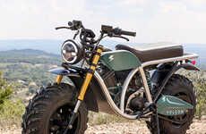Rugged Electric Off-Road Motorcycles