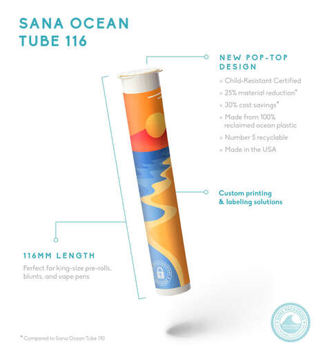 Ocean Plastic Pre-Roll Tubes