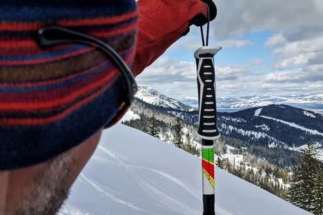 Ski Slope-Measuring Stickers