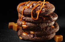 Hybrid Caramel Brownie Cookies