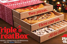 Three-Tier Pizza Boxes