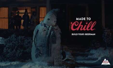 Beer-Inspired Snowman Campaigns