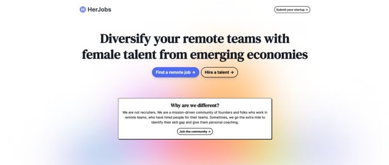 Female-Centric Job Platforms