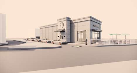 Sustainably Constructed QSR Caf&eacute;s