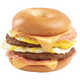 Stacked Bagel Breakfast Sandwiches Image 1