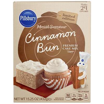 Cinnamon Bun Cake Mixes