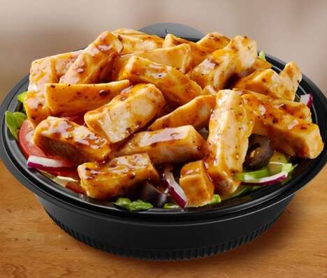 Meat-Topped Salad Bowls