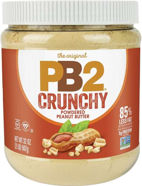 Crunchy Low-Calorie Peanut Powders