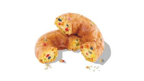 Festive Confetti-Studded Donuts