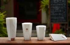 Plastic-Free Origami Coffee Cups