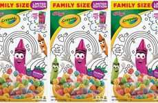 Crayon-Inspired Kids Cereals