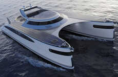 Amphibious Crab-Like Catamarans