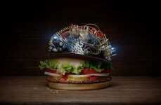 Futuristic Burger Campaigns