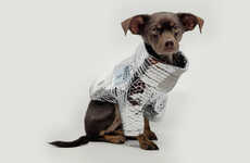 Upcycled Packaging Dog Jackets