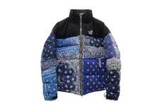 Bandana-Printed Puffer Jackets