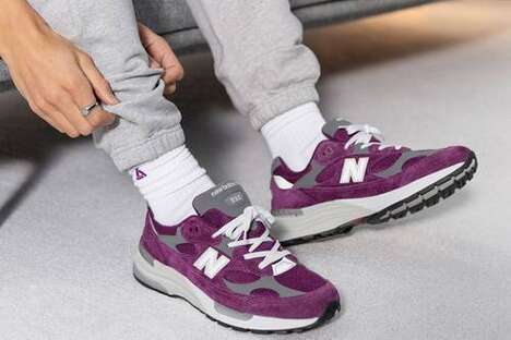 Deep Violet Casual Sneakers
