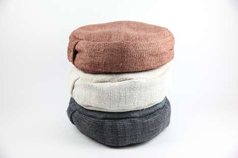 Vintage Hemp Meditation Cushions
