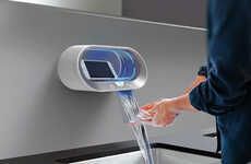 Smartphone-Sanitizing Bathroom Faucets