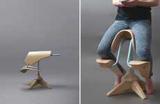 Unconventional Ergonomic Stools