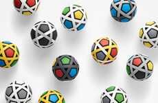 Flatpack Airless Soccer Balls