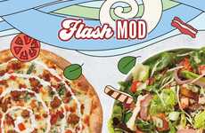 Saucy Chicken Sausage Pizzas