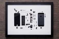 Deconstructed Smartphone Artwork