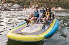 Pedal-Powered Four-Person Kayaks
