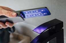 Swiveling UVC Cleaning Devices