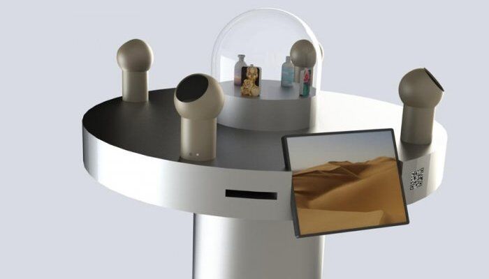 Contactless Perfume Samplers