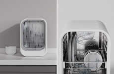 Space-Saving Desktop Dishwashers